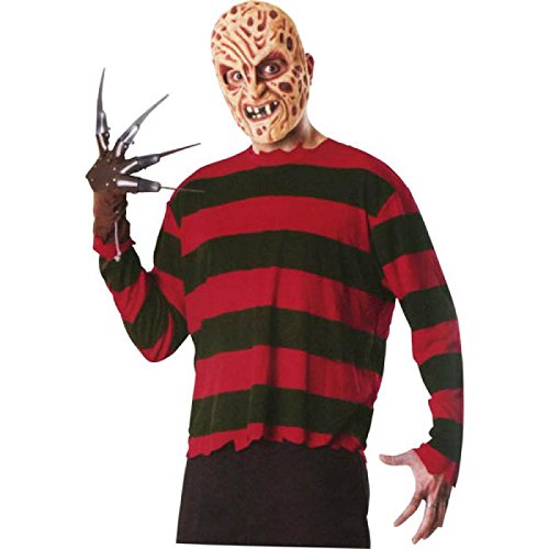 Rubies - Disfraz de Freddy Krueger para adulto, camisa, máscara y guante (317059)