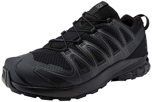 Salomon XA Pro 3D V8, Zapatillas De Trail Running Y Sanderismo Versión Màs Ligera Hombre, Color: Negro (Black/Black/Black), 42 2/3 EU Salomon XA Pro 3D V8, Zapatillas De Trail Running Y Sanderismo Versión Màs Ligera Hombre, Color: Negro (Black/Black/Black), 42 2/3 EU