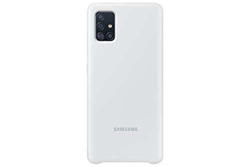 Samsung Carcasa de Silicona para Galaxy A51, Color Blanco