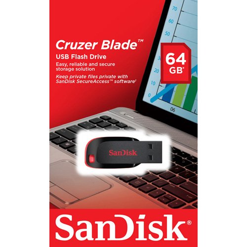 SanDisk 64 GB USB Memory Stick Flash Back up para Sony PS3, Xbox 360
