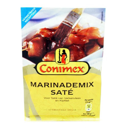 Satay Marinade | Conimex | Saté adobado 5 porciones | Peso total 38 gramos