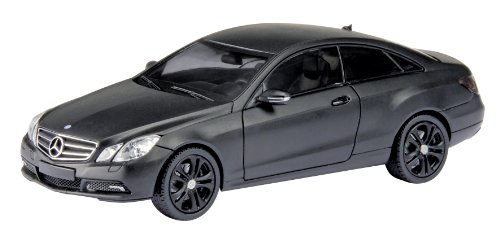 Schuco 450736300 Mercedes-Benz Clase E Coupe C207 - Coche a Escala 1:43 en Color Negro, edición Limitada, 1000 Piezas