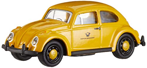 Schuco 452640300 VW Escarabajo DP, Escala 1:87 452640300-VW, Amarillo, Modelo de Coche