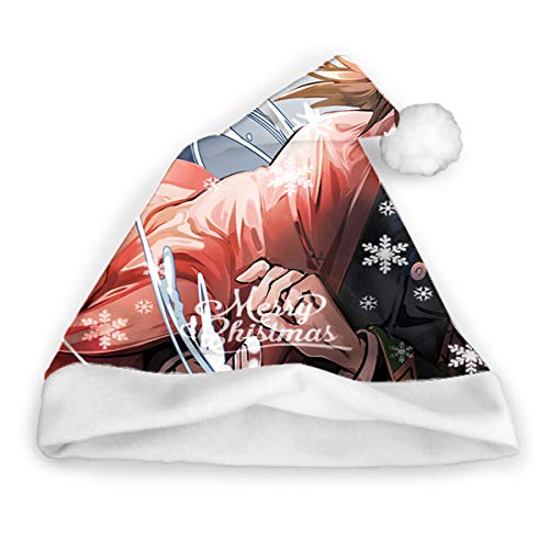 Sdltkhy Kimetsu No Yaiba () pc Sombrero de Papá Noel Sombrero de Navidad Gorro de Navidad Festival Decoración Regalo para niño Adulto
