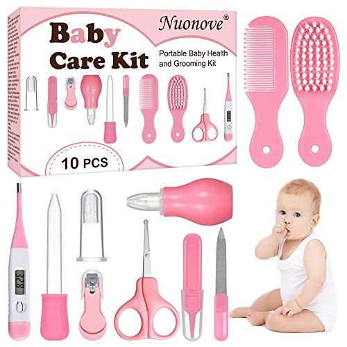 Set Para Cuidado Del Bebé, Bebé Kit de Cuidado Diario, Kit de Cuidado del Bebé, 10 Piezas Conveniente Bebé Kit de Aseo Nail Clipper Tijeras Cepillo de Pelo Peine Manicura Set Para Cuidado Del Bebé, Bebé Kit de Cuidado Diario, Kit de Cuidado del Bebé, 10 Piezas Conveniente Bebé Kit de Aseo Nail Clipper Tijeras Cepillo de Pelo Peine Manicura