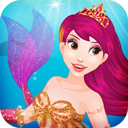 sirena princesa vestir - spa, juego de salón de maquillaje sirena princesa vestir - spa, juego de salón de maquillaje