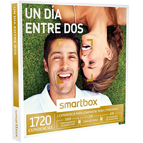 SMARTBOX, Caja Regalo, UN DÍA ENTRE DOS, 2100 Experiencias como Masajes, Cenas de Tapeo, Buceo y Mucho más