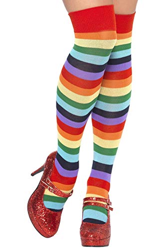 Smiffys Calcetines de payaso, largos multicolor