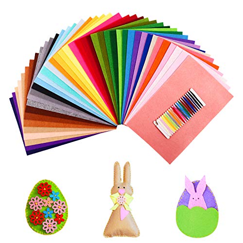 SOLEDI Fieltro Manualidades Tela no Tejido de Lana 41 Colores, Material para Costura y Artesanías de Bricolaje (20 * 30cm) SOLEDI Fieltro Manualidades Tela no Tejido de Lana 41 Colores, Material para Costura y Artesanías de Bricolaje (20 * 30cm)