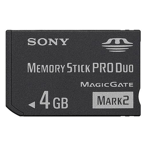 Sony MS Pro Duo 4GB Mark2 + Adapter 4GB MS memoria flash - Tarjeta de memoria (4 GB, MS, 32 MB/s, 2.7-3.6, -10,56-85 °C, 2 g)