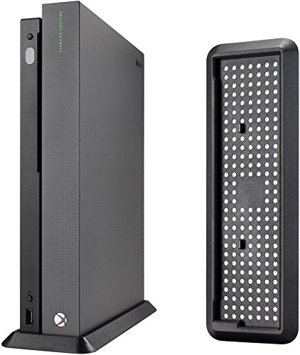 Soporte vertical negro para la consola Xbox One X (no apto para la consola Xbox One y Xbox One S) Soporte vertical negro para la consola Xbox One X (no apto para la consola Xbox One y Xbox One S)