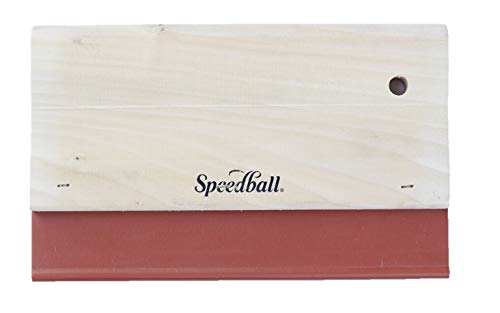 Speedball Nitrile Squeegees Espátula para Serigrafía, Marrón, 20.3 cm