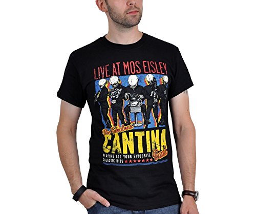 Star Wars - Camiseta Cantina Band - Live at Mos Eisley - Negra - M
