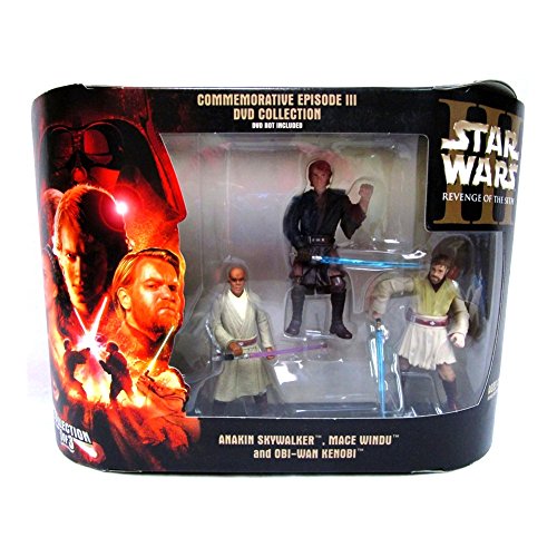 Star Wars Commemorative Episode III Revenge of the Sith DVD Collection 3-Pack Anakin Skywalker, Mace Windu and Obi-Wan Kenobi