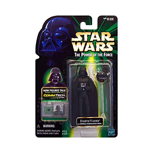 Star Wars Darth Vader con Droide de Interrogación Imperial: (figura de chip CommTech de 1999)