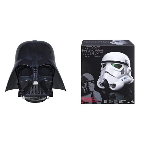 Star Wars E0328EU4 Black Series Casco para niño, color gris, +14 años + Sw Movie R1 Casco Stormtrooper(B9738Eu4)