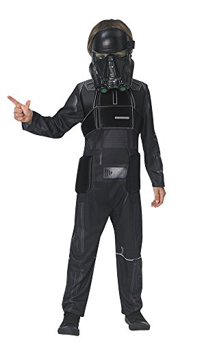 Star Wars Rogue One - Disfraz de Death Trooper para niños, infantil 9-10 años (Rubie's 630508-XL)