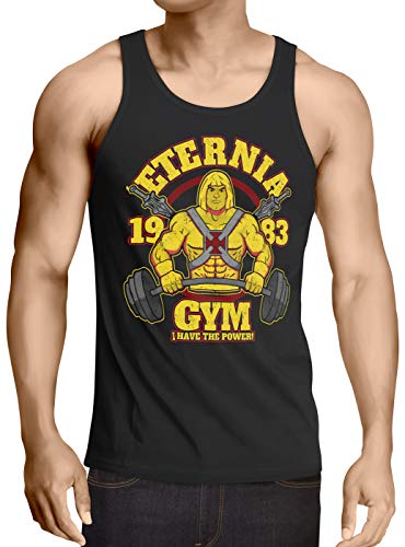 style3 Eternia Fitness Camiseta para Hombre T-Shirt Gimnasio he Universe Man, Talla:L