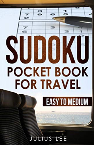 Sudoku Pocket Book For Travel Easy to Medium: Small size sudoku puzzle book for adults 200 grids with answers at the back