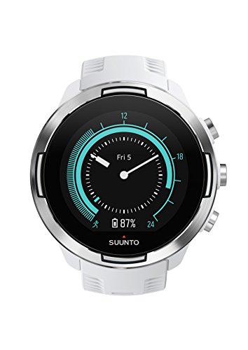 Suunto 9 Baro - Reloj Multideporte GPS, Unisex, Sin correa de frecuencia cardíaca, Blanco, 24.5 cm