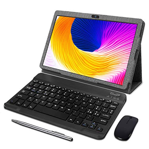 Tablet 10 Pulgadas, 3GB de RAM y 32 GB/128GB de Memoria 4G LTE Tableta Android 9.0 Certificado por Google GMS Dobles SIM y TF, GPS WiFi Soporte(Gris) Tablet 10 Pulgadas, 3GB de RAM y 32 GB/128GB de Memoria 4G LTE Tableta Android 9.0 Certificado por Google GMS Dobles SIM y TF, GPS WiFi Soporte(Gris)