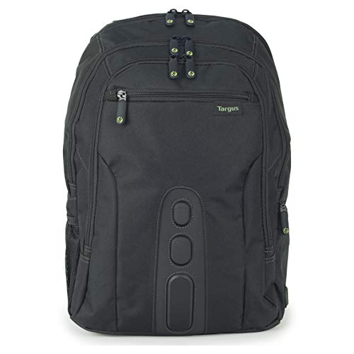 Targus Spruce EcoSmart Mochila de viaje y TSA Checkpoint, profesional de negocios/estudiantes universitarios, funda acolchada extraíble para portátil de 15.6 pulgadas, negro (TBB013US) Targus Spruce EcoSmart Mochila de viaje y TSA Checkpoint, profesional de negocios/estudiantes universitarios, funda acolchada extraíble para portátil de 15.6 pulgadas, negro (TBB013US)