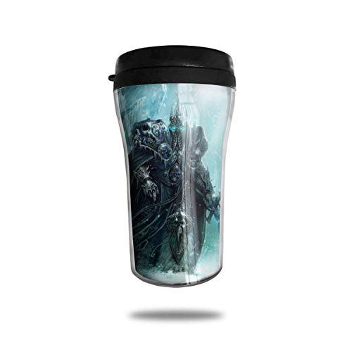 Tazas de café de World Warcraft, taza de viaje, taza de vaso más cálida, botella de agua de arte personalizada, tazas de café termo con tapas de 250 ml