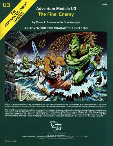 The Final Enemy: An Adventure for Character Levels 3-5 (Advanced Dungeons & Dragons)