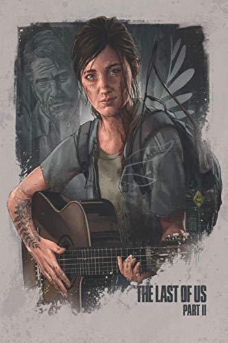 the last of us part 2 notebook: the last of us ellie and joel