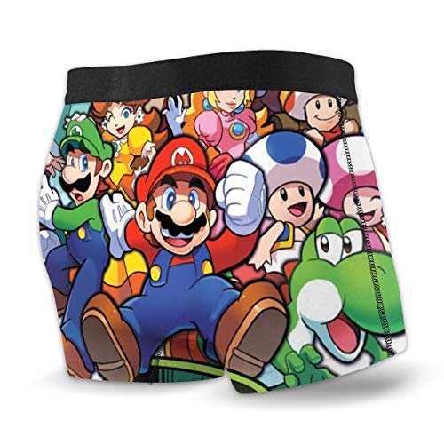 The Legend of Zelda Superhero Super Mario Smash Bros Boxer Calzoncillos de microfibra suave estiramiento calzoncillos por encargo