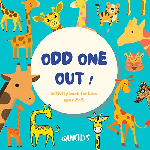 The Odd One Out !: 41 colored pages | Activity book for kids, Toddler and Preschool 2-5 ages | A Fun Spot the Difference Game | (English Edition)