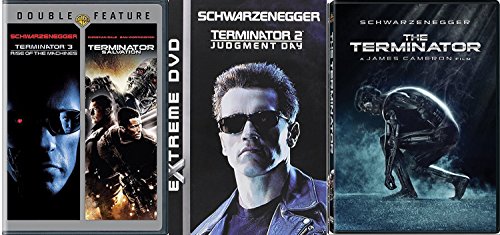 The Terminator 1/2/3 Sci-Fi classic DVD Judgement Day / Rise of the Machines / Salvation 4 Feature Movie Collection Set