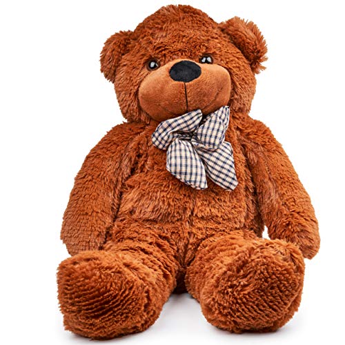 THE TWIDDLERS Oso Peluche 80cm - Gigante Teddy Bear con Sensación De Felpa Suave Regalo para Día De San Valentín, Cumpleaños y Navidad –Grande Tierno Y Romántico para Pareja, Y Ocasiones Especiales