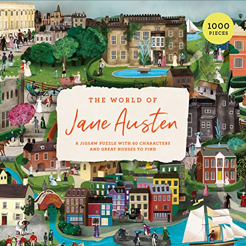 The World of Jane Austen: A Jigsaw Puzzle with 60 Characters and Great Houses to Find (Jigsaw Puzzles)