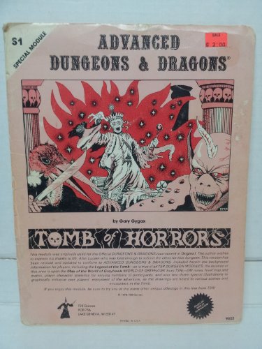 Tomb of Horrors: An Adventure for Character Levels 10-14 (Advanced Dungeons & Dragons)
