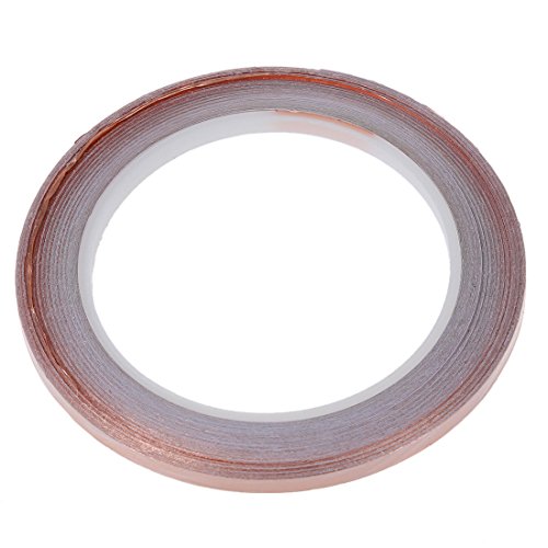 TOOGOO(R) Cinta de cobre - 5 mm (longitud 50 pies)