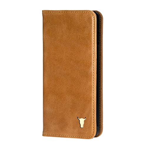 TORRO Funda De Cuero Genuino con Función De Soporte Compatible con Samsung Galaxy S10 (Marrón Claro) TORRO Funda De Cuero Genuino con Función De Soporte Compatible con Samsung Galaxy S10 (Marrón Claro)