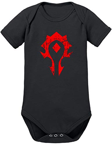 TShirt-People Body para bebé con el símbolo de Horde negro 3-6 Meses