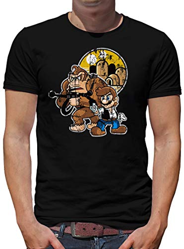 TShirt-People Solo Mario - Camiseta para hombre Negro S