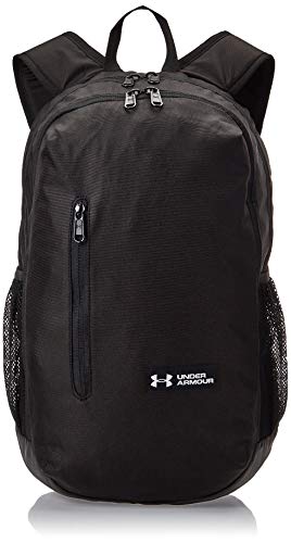 Under Armour Roland B Mochila con Dos Compartimentos Grandes con Cremallera, Unisex Adulto, Negro (Black/Black/Silver (001), Taglia única