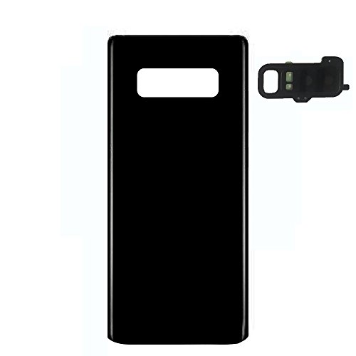 UU FIX Tapa de Batería para para Samsung Galaxy Note8(Negro) de la Reemplazo Parte Trasera Battery Cover para con Kit Reparación.