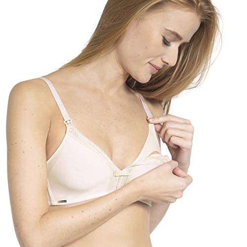 Variance Instant Micro Nursing Bra, Nude, 36 D para Mujer