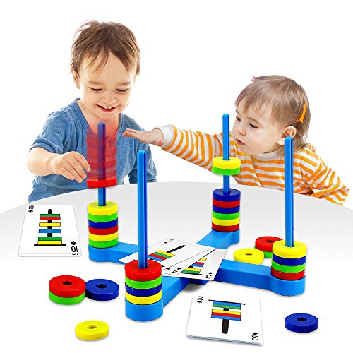 VATOS Juguete magnético, Juguete Educativo para niños de 3 años+, Magnético Juguete de Juego de Mesa para Niños o Adultos
