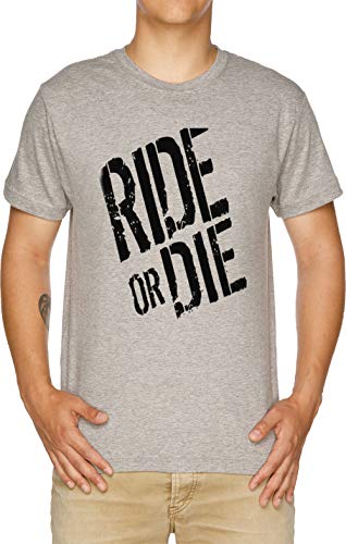 Vendax Ride Or Die Camiseta Hombre Gris
