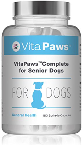 VitaPaws™ Fórmula Completa para Perros Senior - 180 Cápsulas - VitaPaws