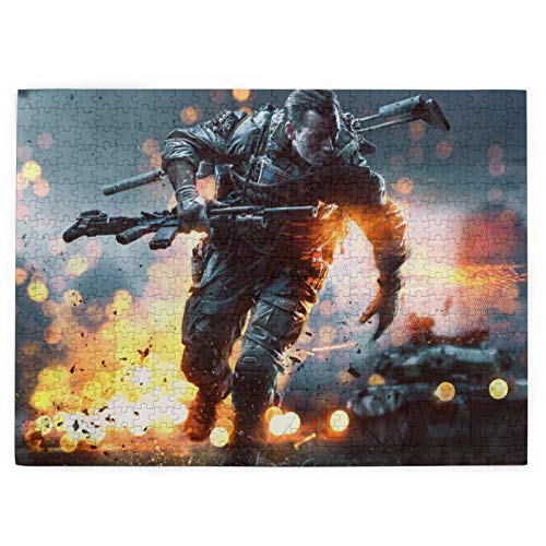 VOROY Jigsaw Picture Puzzles 520 Pcs Battlefield 4 China Rising Game Educational Family Game Wall Artwork Gift For Adults Teens Kids 15" X 20.4"