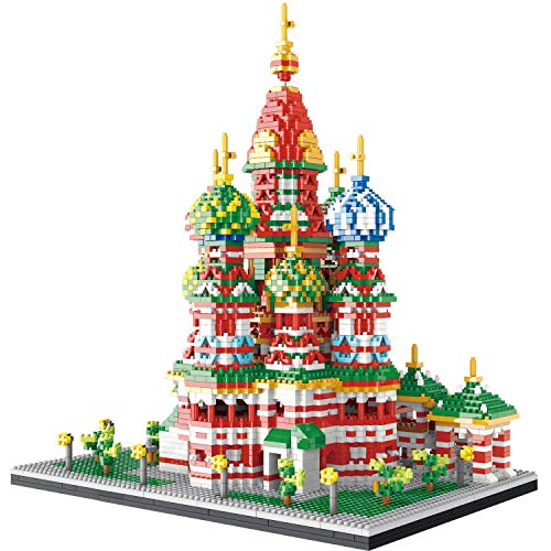Wan-b Monumento mundialmente Famoso Nano Mini Kits de Bloques de construcción Construcción Infantil Educativo DIY Juguetes Regalos Catedral de Vasile Wan-b Monumento mundialmente Famoso Nano Mini Kits de Bloques de construcción Construcción Infantil Educativo DIY Juguetes Regalos Catedral de Vasile