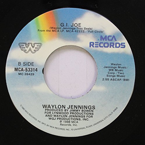 Waylon Jennings 45 RPM G.I.Joe / How Much Is It Worth To Live In L.A.