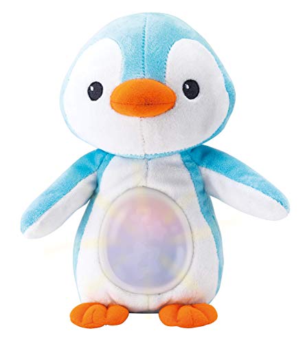 WinFun- Amigo Pingüino con Canción de Cuna y Luces, Color azul (CPA Toy Group 160) , color/modelo surtido