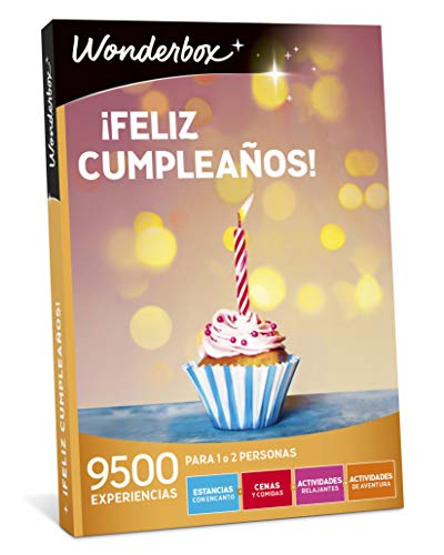 WONDERBOX Caja Regalo -¡Feliz CUMPLEAÑOS!- 9.500 experiencias para Dos Personas